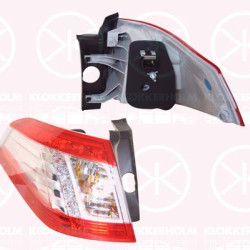 Tail Light Assembly, Left, Outer section, LED, Valeo, 6350 LY (PEUGEOT)