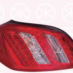 Tail Light Assembly, LED, without bulb holder, Left, 6350 LL (PEUGEOT)