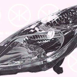 Headlight, H7/H1, for vehicles with headlight levelling, Valeo, Left, Illuminance [lx]: 20, 6204 X8 (OPEL), 6205 X8 (PEUGEOT)