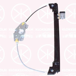 Window Regulator, 4-dr, OE-type, without electric motor, Electric, Left Rear, 9223 58 (PEUGEOT), 9223 96 (PEUGEOT)