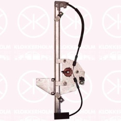 Window Regulator, without electric motor, Electric, Left Front, 9673153280 (PEUGEOT), 98 060 881 80 (PEUGEOT)