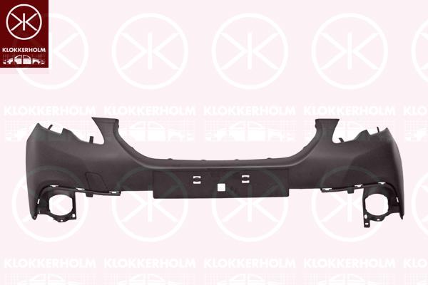 Bumper, Front, Upper section, w/primer, 16 101 439 80 (PEUGEOT)