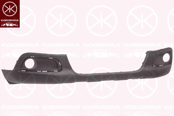 Bumper, Front, Smooth, Lower Section, 98 025 205 80 (PEUGEOT)