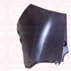 Bumper, Smooth, Right Rear, with hole(s) for parking distance control, Corner Panel, 98 385 512 1T (PEUGEOT)