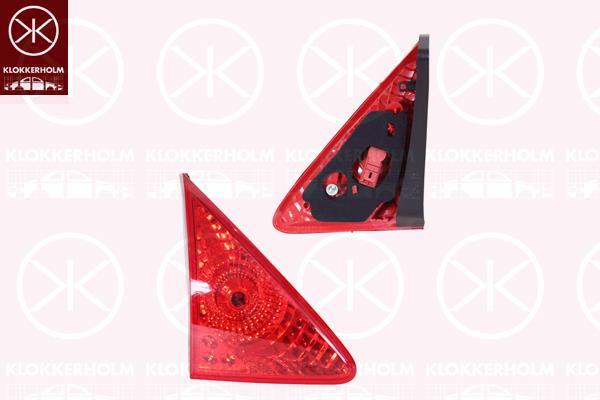 Tail Light Assembly, Left, Inner Section, AL, 6350 HE (PEUGEOT)