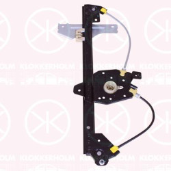 Window Regulator, without electric motor, Electric, Left Rear, 9223 G3 (PEUGEOT)