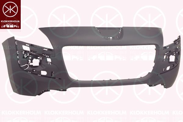 Bumper, w/primer, Front, 7401 RZ (PEUGEOT)