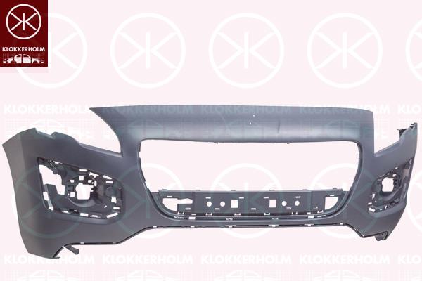 Bumper, Front, w/primer, 16 111 823 80 (PEUGEOT)