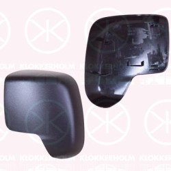 Housing, exterior mirror, black, Right, 0000735462098 (FIAT), 0000735645078 (FIAT), 1622151680 (PEUGEOT), 1622151680 (DS), 1622151680 (CITROEN), 735462098 (FIAT), 8153 VL (PEUGEOT), 8153 VL (DS), 8153 VL (CITROEN)