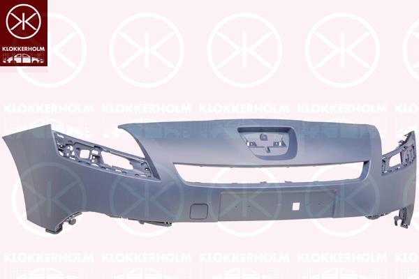 Bumper, w/primer, Front, Upper section, 7401 SS (PEUGEOT)