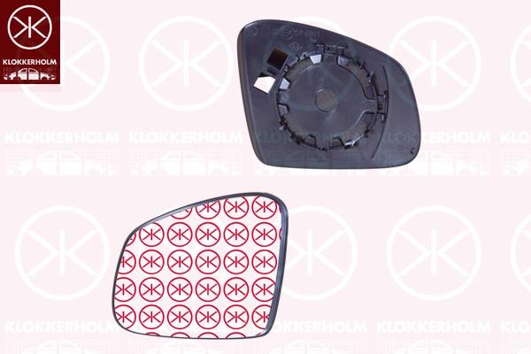 Mirror Glass, exterior mirror, Left, Aspherical, 453 811 32 00 (MERCEDES), 96 36 671 09R (RENAULT), 96 36 681 10R (RENAULT), A 453 811 32 00 (MERCEDES), A453 811 32 00 (MERCEDES)