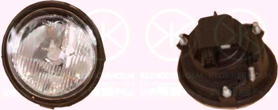 Front Fog Light, H1, Right Front, 77 00 412 188 (RENAULT), 77 01 040 694 (RENAULT)