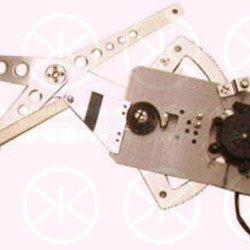 Window Regulator, 2-dr, with electric motor, Electric, Left, 77 00 830 597 (RENAULT), 8200051780 (RENAULT)