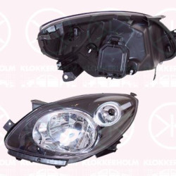 Headlight, H4, Right, Housing Colour: black, 77 01 063 998 (RENAULT), 82 00 629 485 (RENAULT)