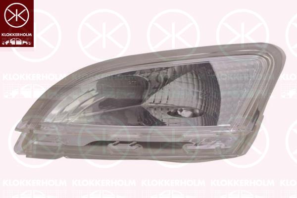 Direction Indicator, Left Front, Crystal clear, without bulb holder, 26 16 568 73R (RENAULT), 261656873R (RENAULT)