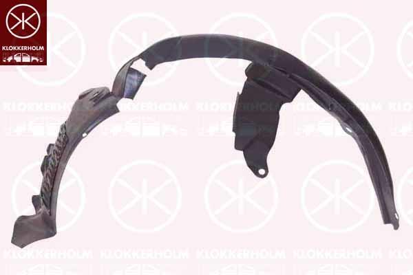 Liner, wheelhouse, Plastic, Right Front, 82 00 636 857 (RENAULT)