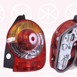 Tail Light Assembly, Right, Indicator Colour: yellow, with bulb holder, 82 00 212 204 (RENAULT), 82 00 538 785 (RENAULT)