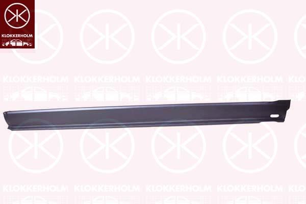 Rocker Panel, Right, Number of Doors: 3/4, Repair Panel, Lower Section, for vehicles with sliding door, 