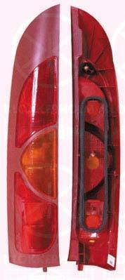 Tail Light Assembly, for vehicles with tailgate, without bulb holder, Left, 77 00 308 715 (RENAULT)