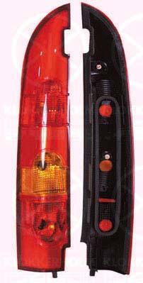 Tail Light Assembly, for vehicles with rear doors, without bulb holder, Right, 82 00 150 625 (RENAULT)