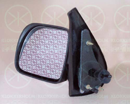 Exterior Mirror, Control: cable pull, Convex, Right, 77 00 304 831 (RENAULT)