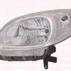 Headlight, Left, H4, without motor for headlamp levelling, 26 06 026 65R (RENAULT)