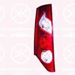 Tail Light Assembly, Right, for vehicles with tailgate, with bulb holder, Valeo, 82 00 419 945 (RENAULT)