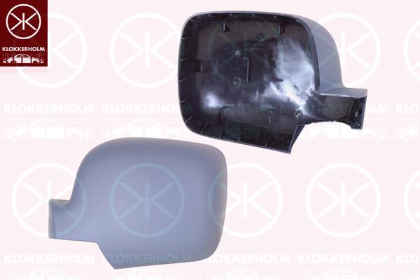 Housing, exterior mirror, w/primer, Left, 77 01 068 845 (RENAULT)