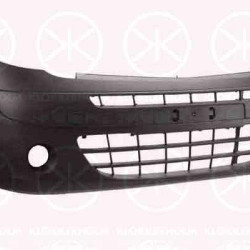 Bumper, Front, Grained, with hole(s) for fog lights, 77 01 478 129 (RENAULT)