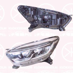 Headlight, Left, LED, with daytime running light (LED), 260600380R (RENAULT), 260606423R (RENAULT)