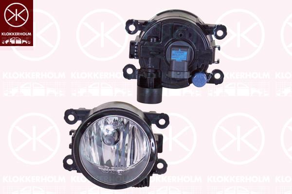 Front Fog Light, Left Front, H11, for vehicles with dynamic bending light, Valeo, 26155-00Q0D (NISSAN), 261558707R (RENAULT), 44 22 781 (OPEL), 6000618054 (FIAT), 93867966 (OPEL)