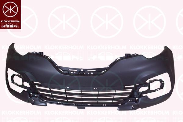 Bumper, w/primer, Front, 62 02 207 66R (RENAULT), 620225730R (RENAULT)