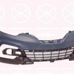 Bumper, w/primer, Front, with hole(s) for parking distance control, 62 02 259 24R (RENAULT), 620227871R (RENAULT)