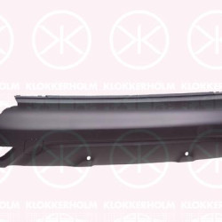 Bumper, Rear, with hole(s) for parking distance control, 85 01 093 12R (RENAULT)