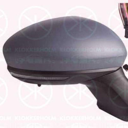 Exterior Mirror, Right, Electronically foldable, with indicator (LED), Number of pins: 12, with thermo sensor, w/primer, Heatable, Aspherical, 963055518R (RENAULT), 963650126R (RENAULT), 963019773R (RENAULT), 963747851R (RENAULT)