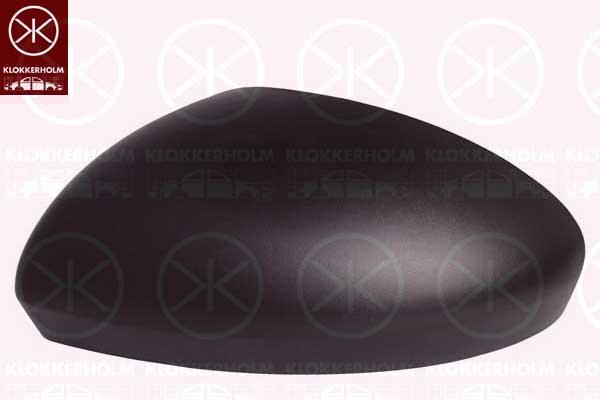 Housing, exterior mirror, Left, black, 963738420R (RENAULT)