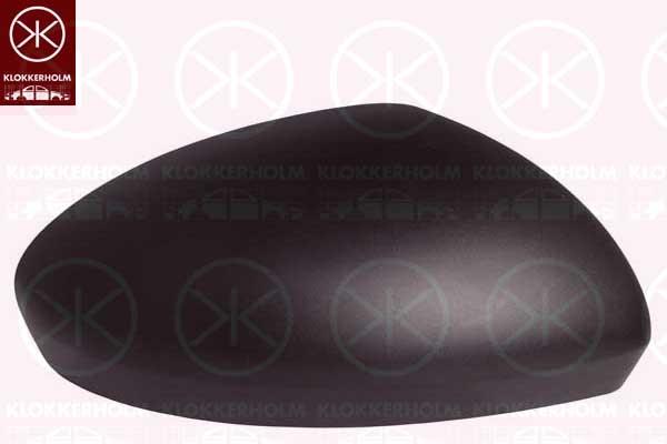 Housing, exterior mirror, Right, black, 963749535R (RENAULT)