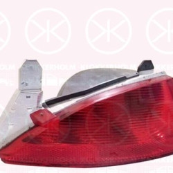 Rear Fog Light, Left, without bulb holder, P21W, 26 58 581 37R (RENAULT), 265858137R (RENAULT)