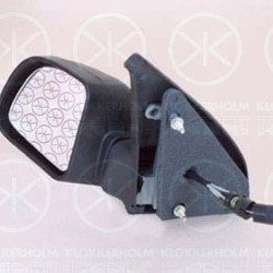 Exterior Mirror, Control: cable pull, Convex, Right, 77 00 797 005 (RENAULT), 8450481 (RENAULT)