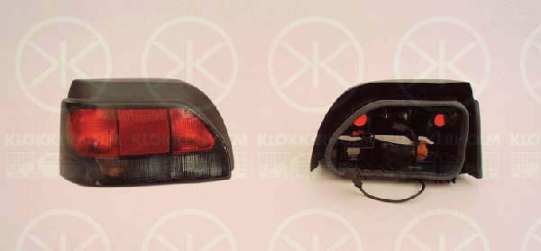 Lens, tail light assembly, Left, 77 01 039 014 (RENAULT)