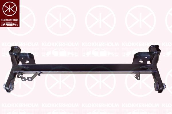 Axle Beam, for vehicles with drum brakes on the rear axle, with bush, Rear Axle, 7701471195 (RENAULT), 7701471196 (RENAULT), 7701472470 (RENAULT), 7701473857 (RENAULT)