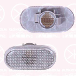 Direction Indicator, without bulb holder, white, lateral installation, 82 00 257 684 (RENAULT), 8200257684 (RENAULT)