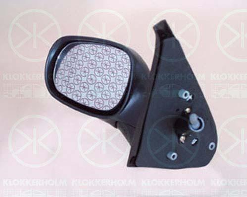 Exterior Mirror, Control: cable pull, Convex, Right, 77 00 415 326 (RENAULT)