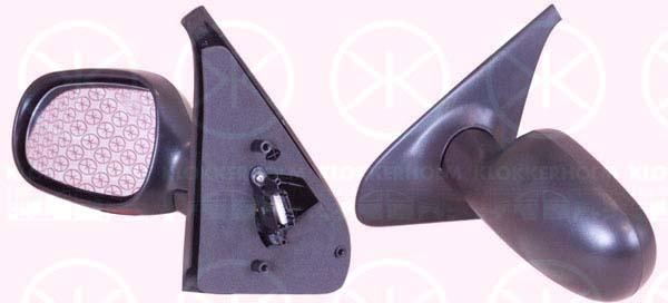 Exterior Mirror, for electric mirror adjustment, Aspherical, Heatable, Left, 77 00 435 863 (RENAULT)