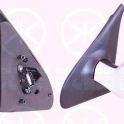 Exterior Mirror, w/primer, for electric mirror adjustment, Convex, Heatable, Right, 77 00 435 922 (RENAULT)