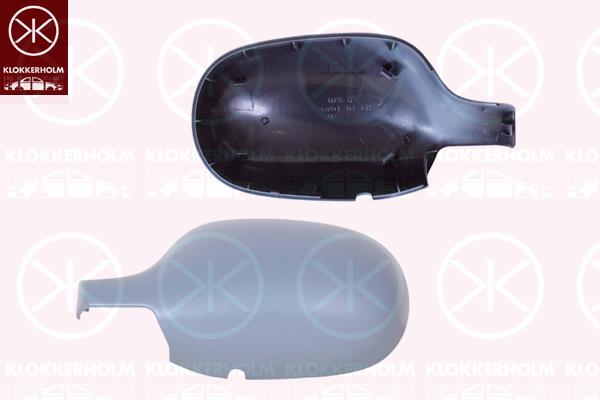 Housing, exterior mirror, Left, w/primer, 7701471856 (RENAULT)