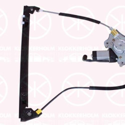 Window Regulator, 2-dr, OE-type, with electric motor, Electric, Left, 7700842247 (RENAULT)