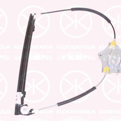 Window Regulator, 2-dr, OE-type, without electric motor, Electric, Left Front, 77 08 422 47 (RENAULT)