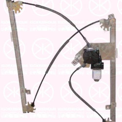 Window Regulator, 4-dr, with electric motor, without comfort function, Electric, Left Front, 82 00 291 145 (RENAULT)