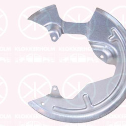 Splash Guard, brake disc, Front Axle Left, for brake disc diameter [mm]: 260, Zinc-coated, 82 00 326 281 (RENAULT), 8200326281 (VOLVO), 8200326281 (RENAULT)